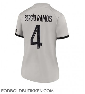 Paris Saint-Germain Sergio Ramos #4 Udebanetrøje Dame 2022-23 Kortærmet